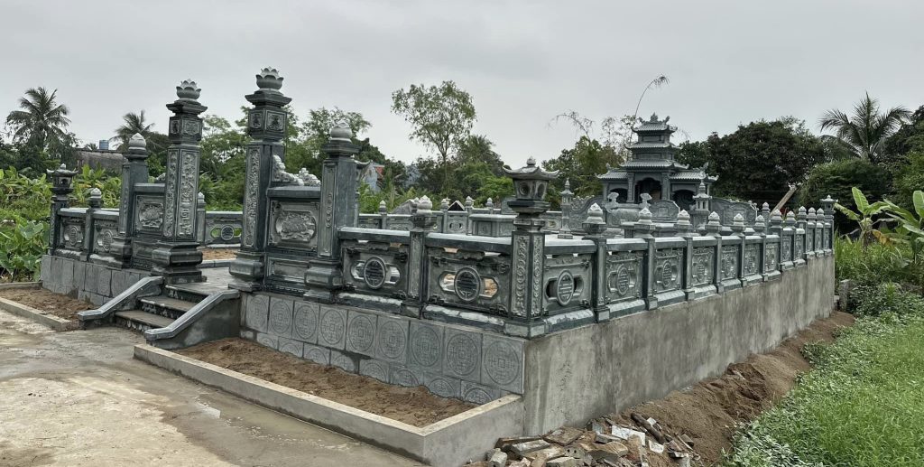 Công trình lăng mộ đá xanh Rêu của Đá mỹ nghệ Thủy Hà